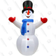 4ft Inflatable Snowman | $37 | Amazon | Promo Code EX9KNXZO